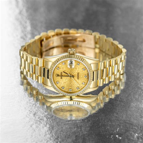 used rolex watches gold